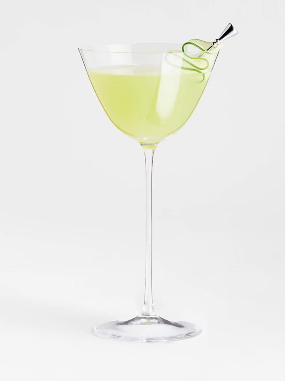 New! Crate&Barrel Camille 13-Oz. Long-Stem Martini Glass-Set of 4 LIMITED